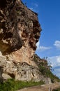 A view along Mount Hay Road in the Blue Mountains of Australia. Royalty Free Stock Photo