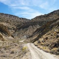 Dirt road in Cottonwood Canyon, Ut