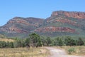 Dirt road in Flinders Ranges National Park, South Australia Royalty Free Stock Photo