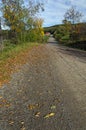 Dirt Road Leading to Hills Royalty Free Stock Photo