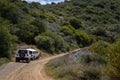 Dirt road leading up to Santiago Peak, Saddleback Mountains, California