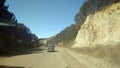 Dirt road in the mountains of Armenia Royalty Free Stock Photo