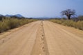 Dirt road in Namibia