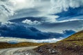 Dirt road in the park Royalty Free Stock Photo