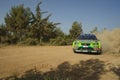 Dirt road race car Royalty Free Stock Photo