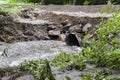 Dirt Road Repair of Culvert