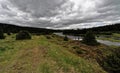 Dirt road on side of the river Royalty Free Stock Photo