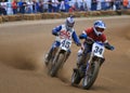 Dirt track motorcycle race