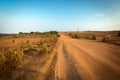 Dirt track in Mui Ne near White Sand Dunes, Vietnam