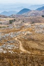 Dirt Trail at Hiraodai Karst Plateau