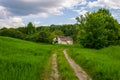 Dirt trail to the old house