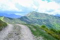 Trekking on the Italian Alps