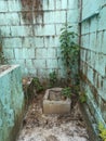 Dirty And Abandoned Squat Toilet