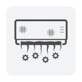 Dirty Air Conditioner Icon Royalty Free Stock Photo