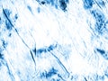 Dirty Art Pattern. Indigo, Blue Batik Modern Texture. Watercolor Background. Grunge Tie Dye Style. Dyed Fashion Fabric. Vintage Royalty Free Stock Photo