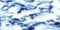 Dirty blue pattern. Grunge texture seamless background. Watercolor endless repeat backdrop. Vector tye die pattern.