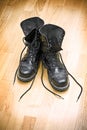 Dirty boots Royalty Free Stock Photo