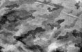 Dirty camouflage cloth with blur effect in black and white