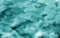Dirty camouflage cloth with blur effect in cyan tone Royalty Free Stock Photo