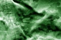 Dirty camouflage cloth with blur effect in green tone Royalty Free Stock Photo