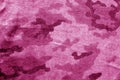 Dirty camouflage cloth in pink tone