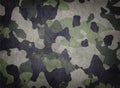 Dirty camouflage fabric texture for background