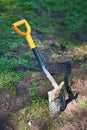 Dirty camp hiking shovel