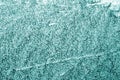 Dirty car surface in cyan tone. Royalty Free Stock Photo