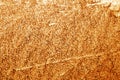 Dirty car surface in orange tone. Royalty Free Stock Photo