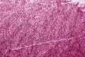 Dirty car surface in pink tone. Royalty Free Stock Photo