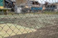 Dirty Chain Link Fence Royalty Free Stock Photo