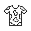 Dirty Clothes icon vector image. Royalty Free Stock Photo