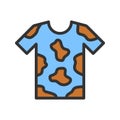 Dirty Clothes icon vector image. Royalty Free Stock Photo