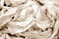 Dirty crumpled pvc in brown tone Royalty Free Stock Photo