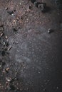 Dirty and damaged metal surface. Industrial style background. Royalty Free Stock Photo