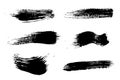 Black vector brushes