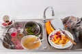 Dirty dishes Royalty Free Stock Photo