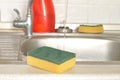 Dirty dishwasher sponge