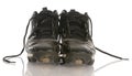 Dirty football cleats Royalty Free Stock Photo