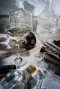 Dirty Gin Martini Shaken Royalty Free Stock Photo