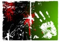 Dirty hand background vector