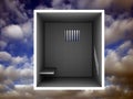 Dirty jail cell Royalty Free Stock Photo