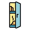 Dirty locker icon vector flat Royalty Free Stock Photo