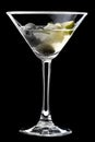 Dirty martini in glass. Royalty Free Stock Photo