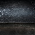 Dirty metal surface room background Royalty Free Stock Photo