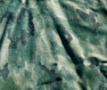 Dirty old camouflage cloth pattern. Royalty Free Stock Photo