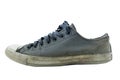 Dirty old sneakers on a white background and clipping path Royalty Free Stock Photo