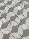 dirty paving tile Royalty Free Stock Photo