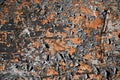 Dirty peel painted rusty surface texture Royalty Free Stock Photo