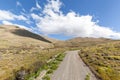 Dirty road to `Cerro Moyano` at at El Calafate - Argentina